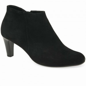 Black Gabor Fatale Women Ankle Boots | BJWM-40256