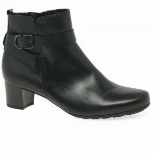 Black Gabor Kenmore Women Ankle Boots | OVIR-97312