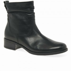 Black Gabor Mopsy Women Ankle Boots | BFHE-85461