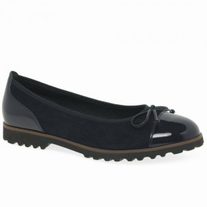 Black Gabor Temptation Casual Women Ballet Pumps | BUND-57968