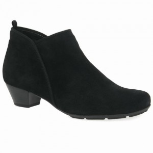 Black Gabor Trudy Women Ankle Boots | OJFE-15894