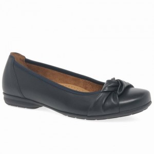 Navy Gabor Ashlene Casual Women Flat Shoes | KFGV-29671