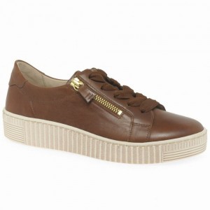 White Gabor Wisdom Casual Women Trainers | LMUD-59187