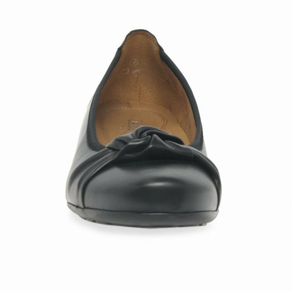 Black Gabor Ashlene Casual Women Flat Shoes | NOIF-38106