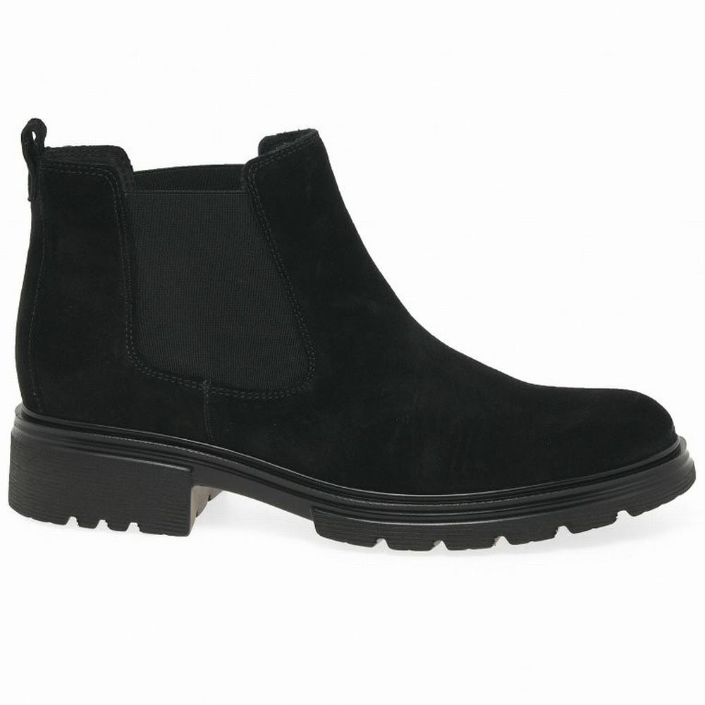 Black Gabor Babel Women Chelsea Boots | YDSC-89175