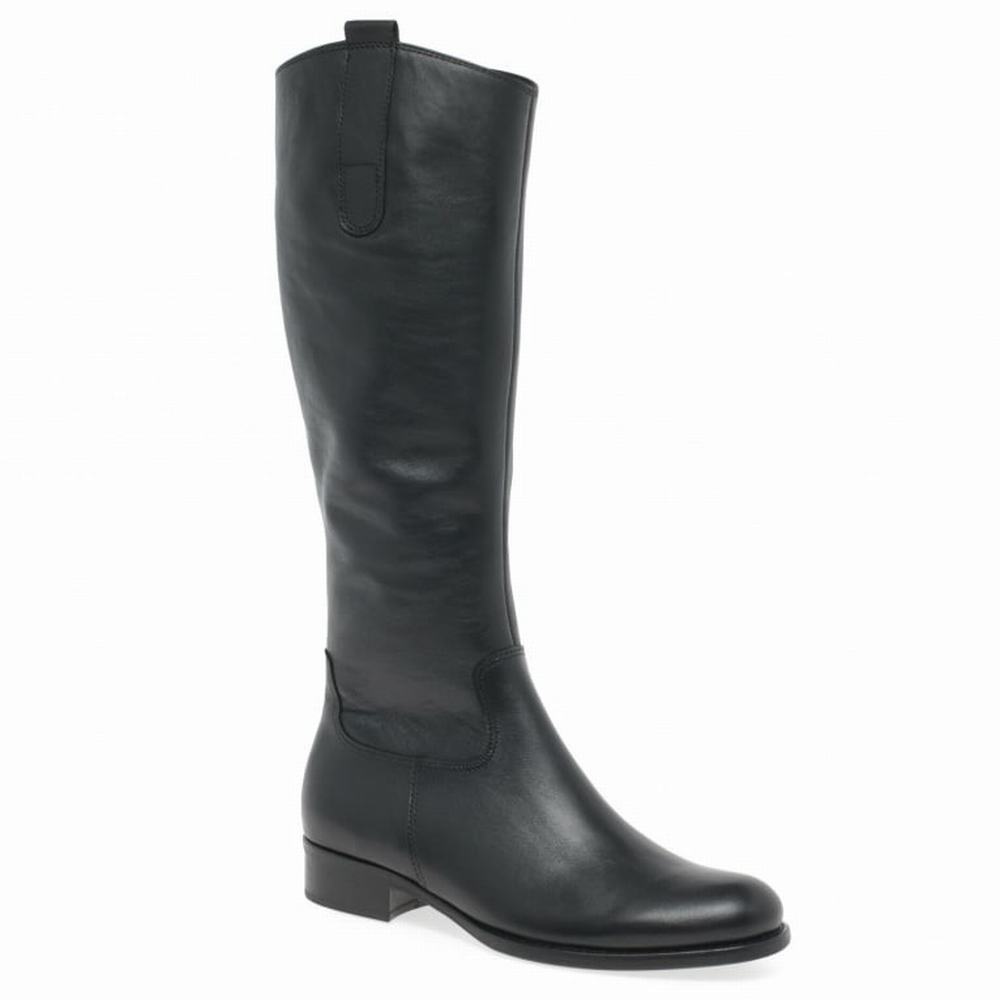 Black Gabor Brook S Women Knee High Boots | UNMX-98413 