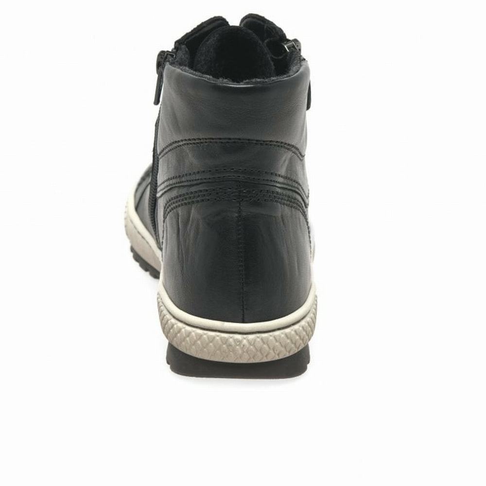 Black Gabor Bulner Casual Women Trainers | GUIC-68930