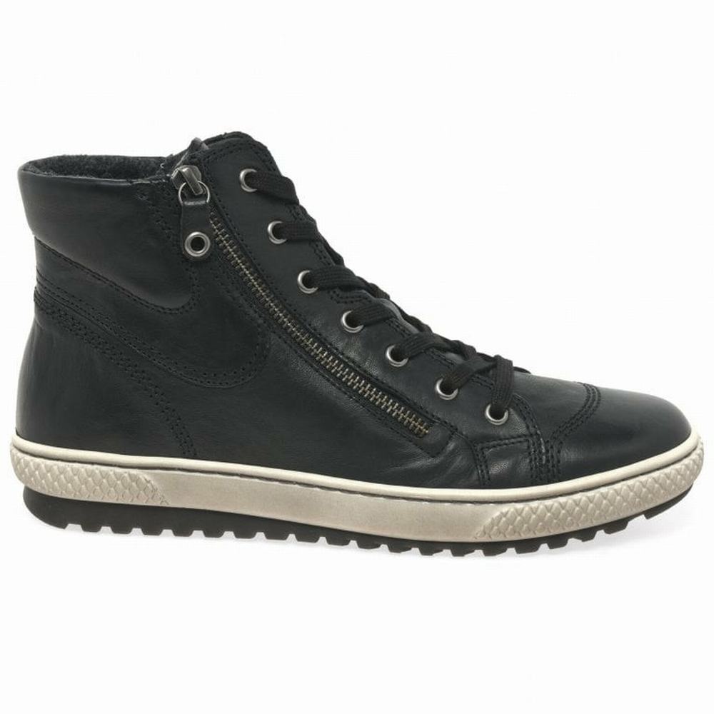 Black Gabor Bulner Casual Women Trainers | GUIC-68930