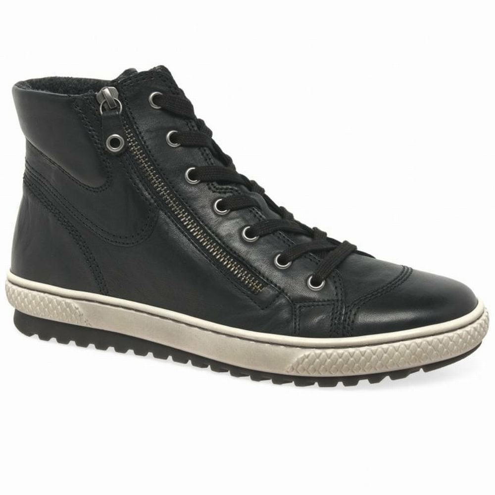 Black Gabor Bulner Casual Women Trainers | GUIC-68930