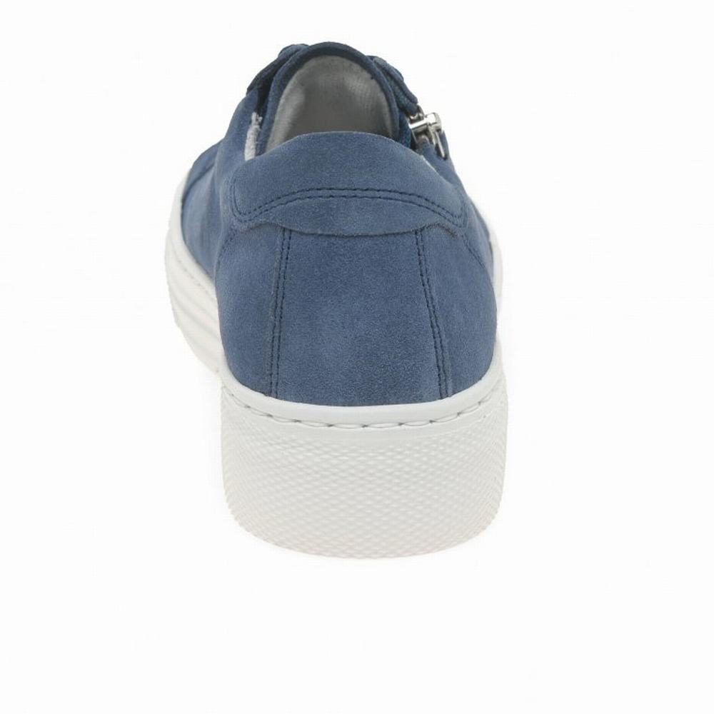 Black Gabor Campus Women Trainers | NLEZ-61804