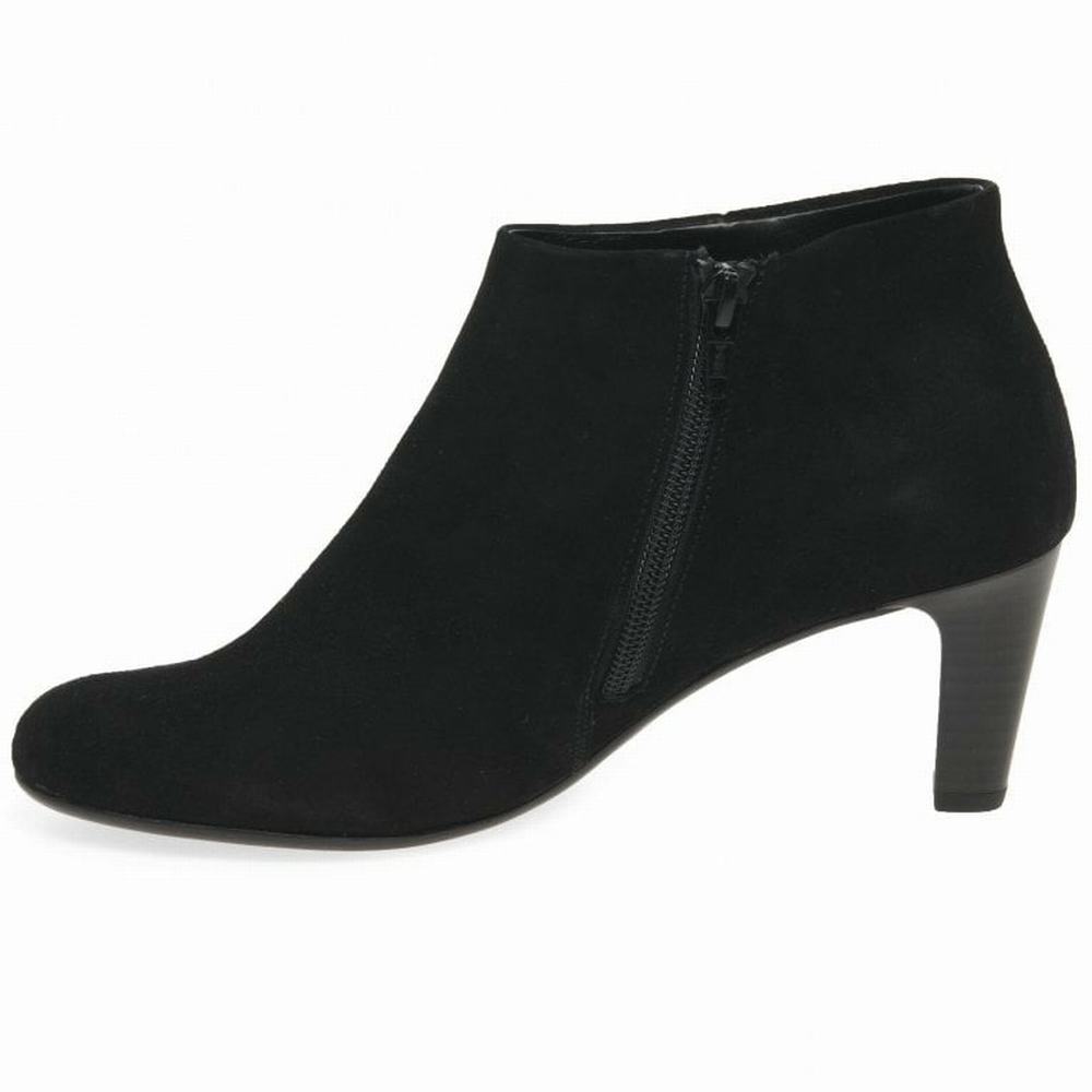 Black Gabor Fatale Women Ankle Boots | BJWM-40256