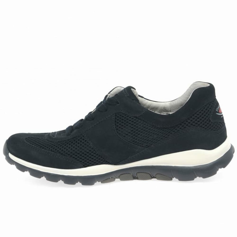 Black Gabor Helen Sports Women Trainers | RWLQ-15726