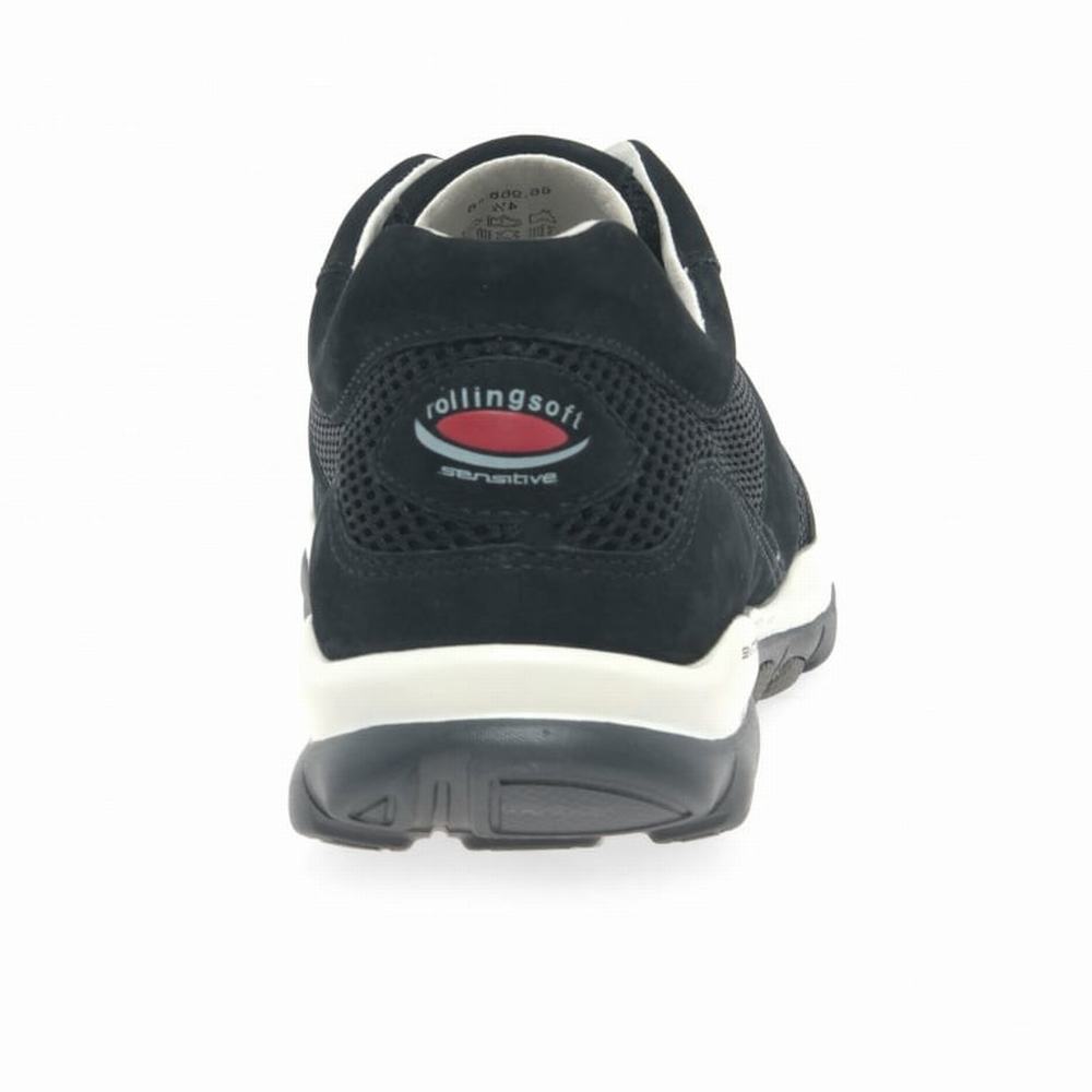 Black Gabor Helen Sports Women Trainers | RWLQ-15726