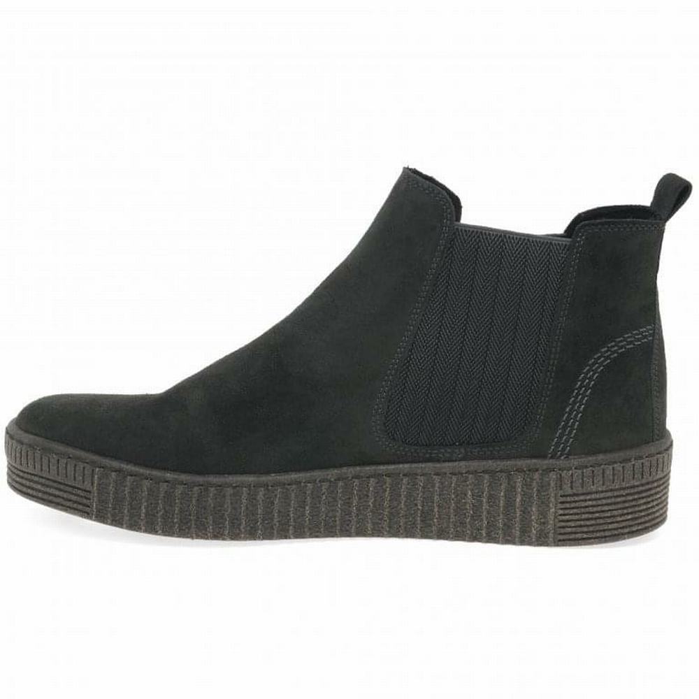 Black Gabor Lourdes Women Chelsea Boots | JCYT-56394