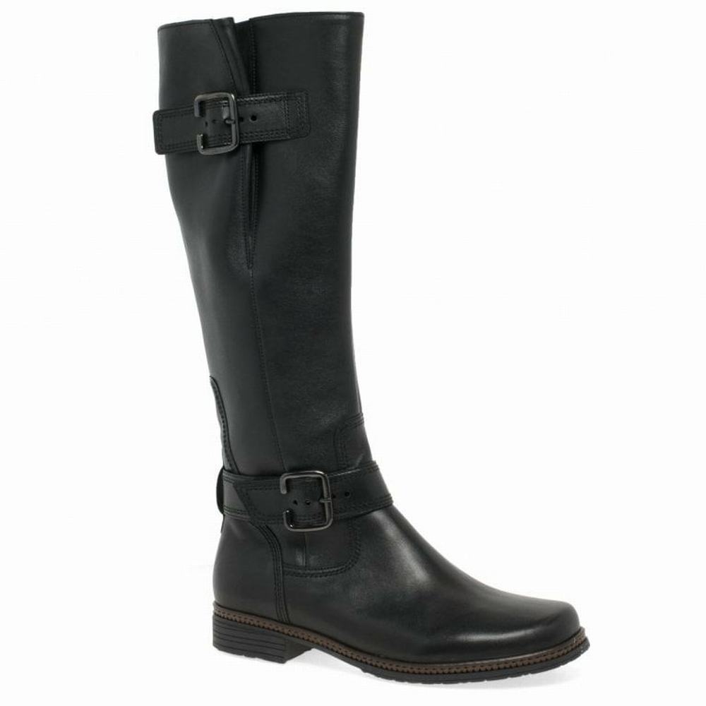 Black Gabor Nevada (M) Women Knee High Boots | YWPM-56794