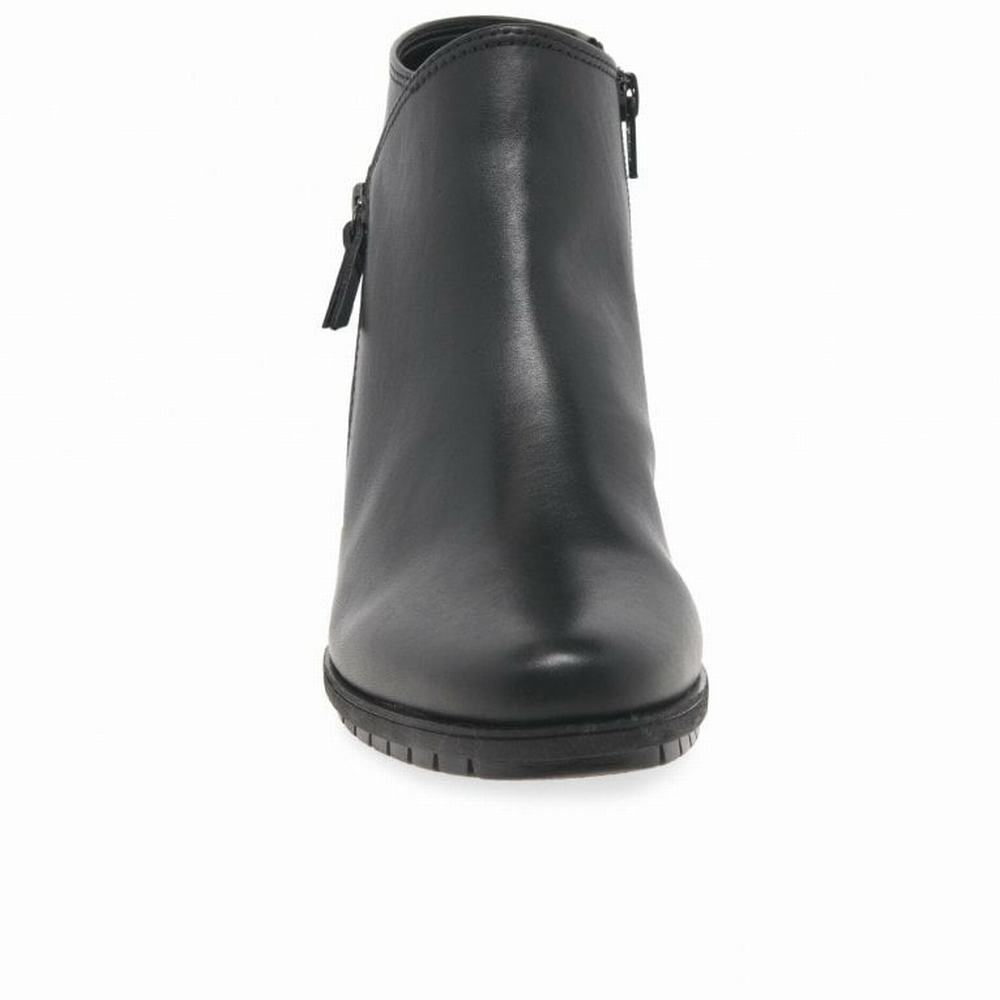 Black Gabor Olivetti Zip Fastening Women Ankle Boots | CFBI-53710