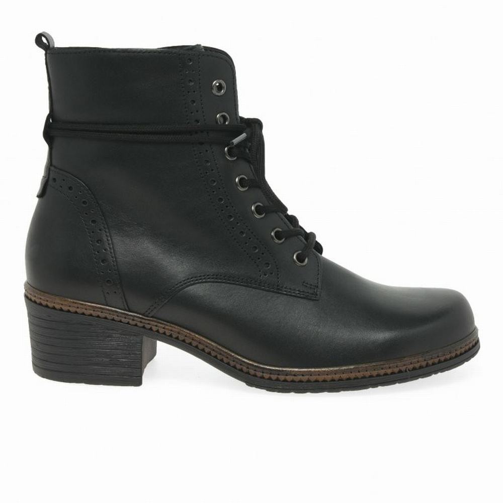 Black Gabor Soul Women Ankle Boots | NAPE-29571