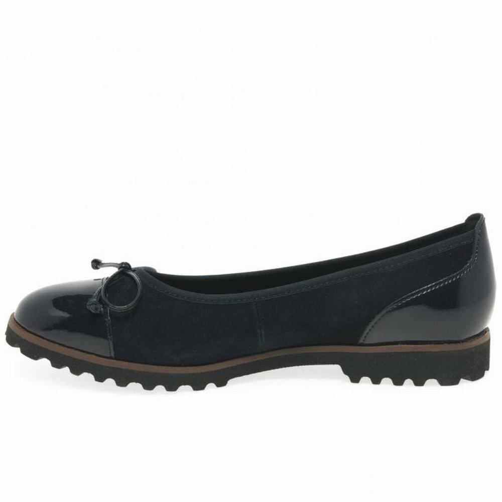 Black Gabor Temptation Casual Women Ballet Pumps | BUND-57968