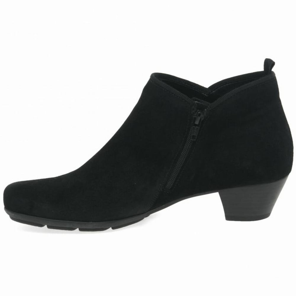 Black Gabor Trudy Women Ankle Boots | OJFE-15894