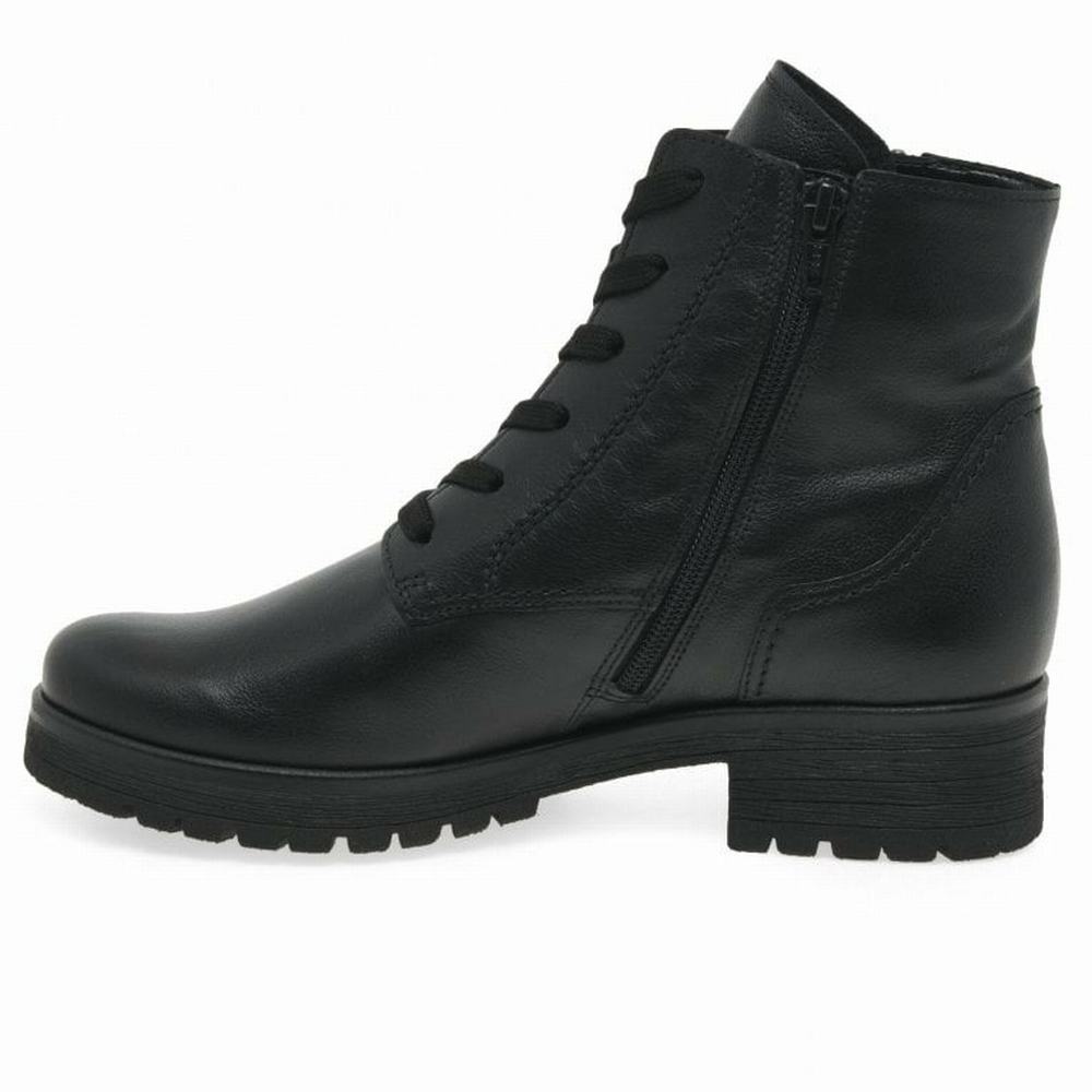 Black Gabor Zane Women Ankle Boots | HTQK-10642