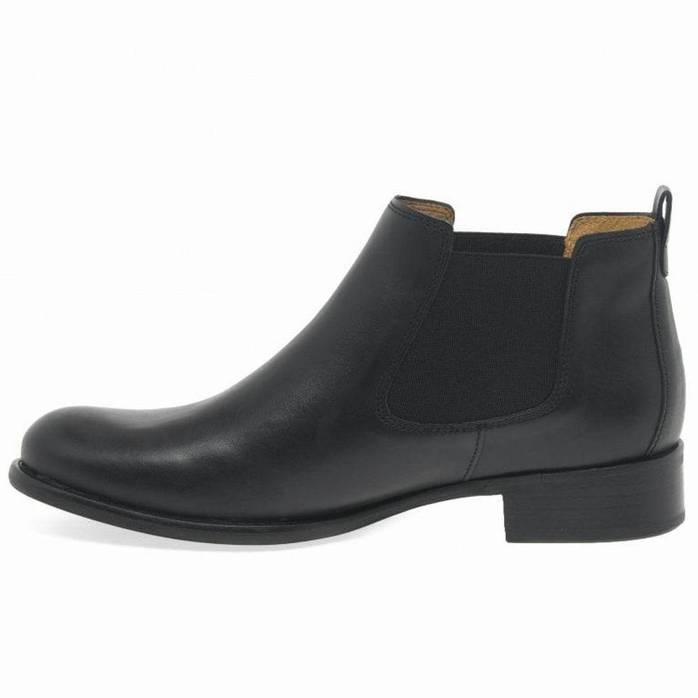 Black Gabor Zodiac Women Ankle Boots | SNMP-07513