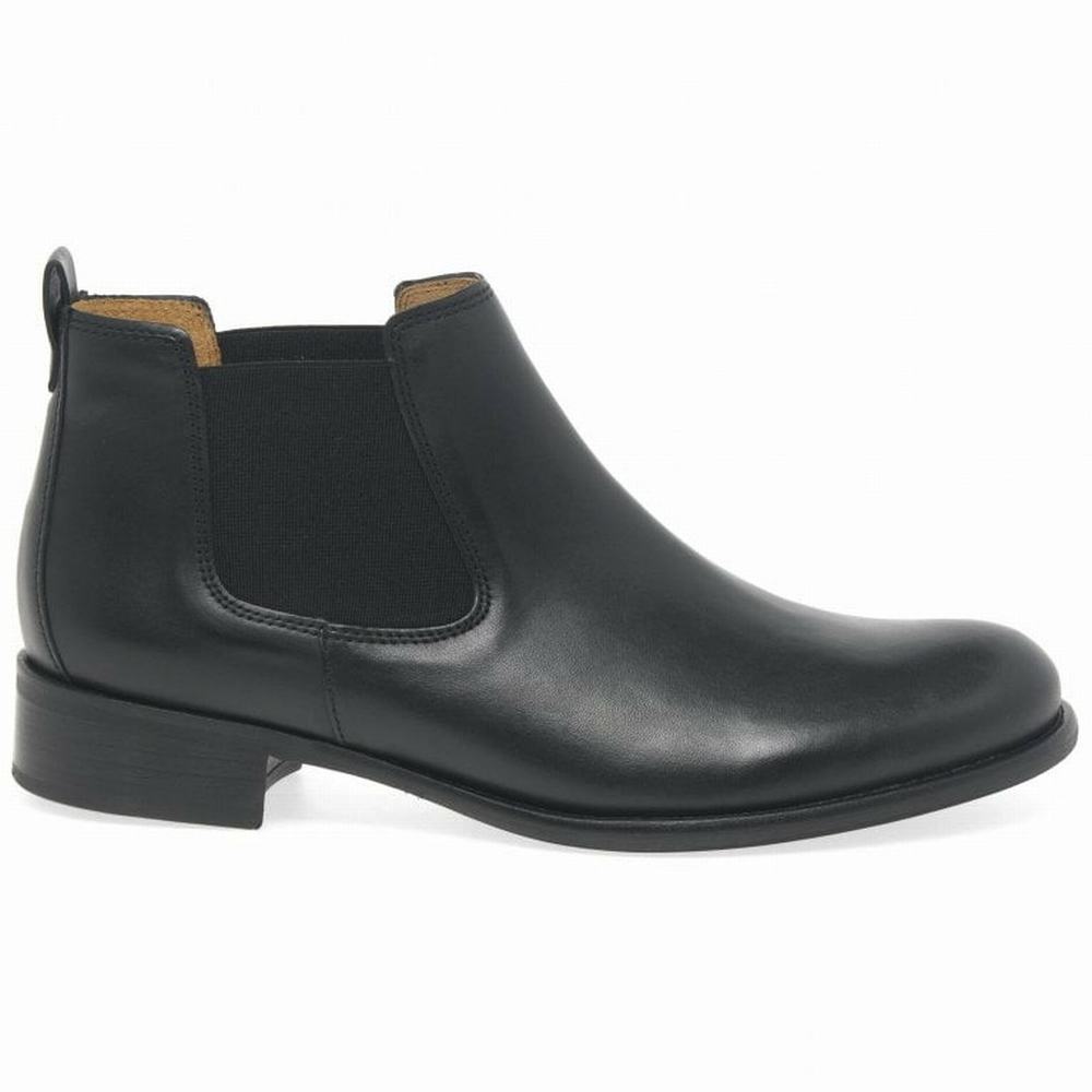 Black Gabor Zodiac Women Ankle Boots | SNMP-07513