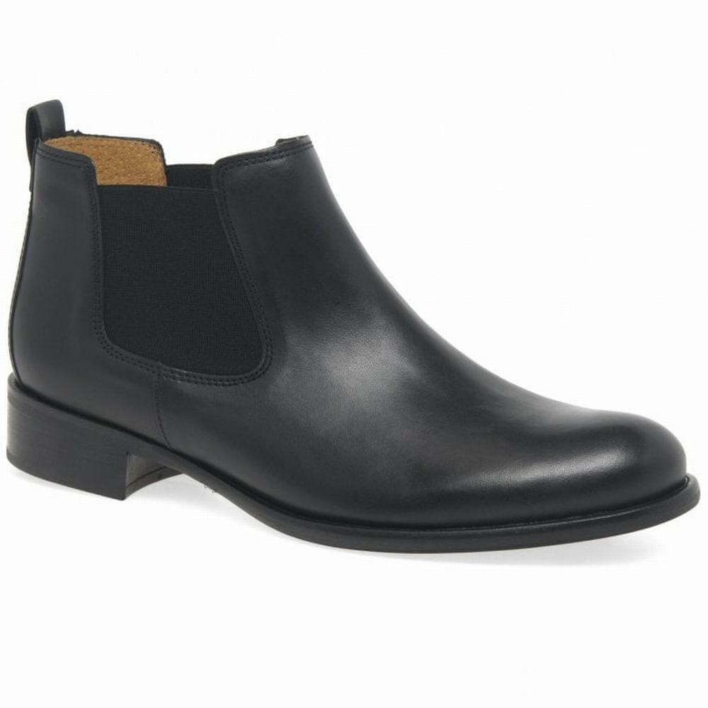 Black Gabor Zodiac Women Ankle Boots | SNMP-07513