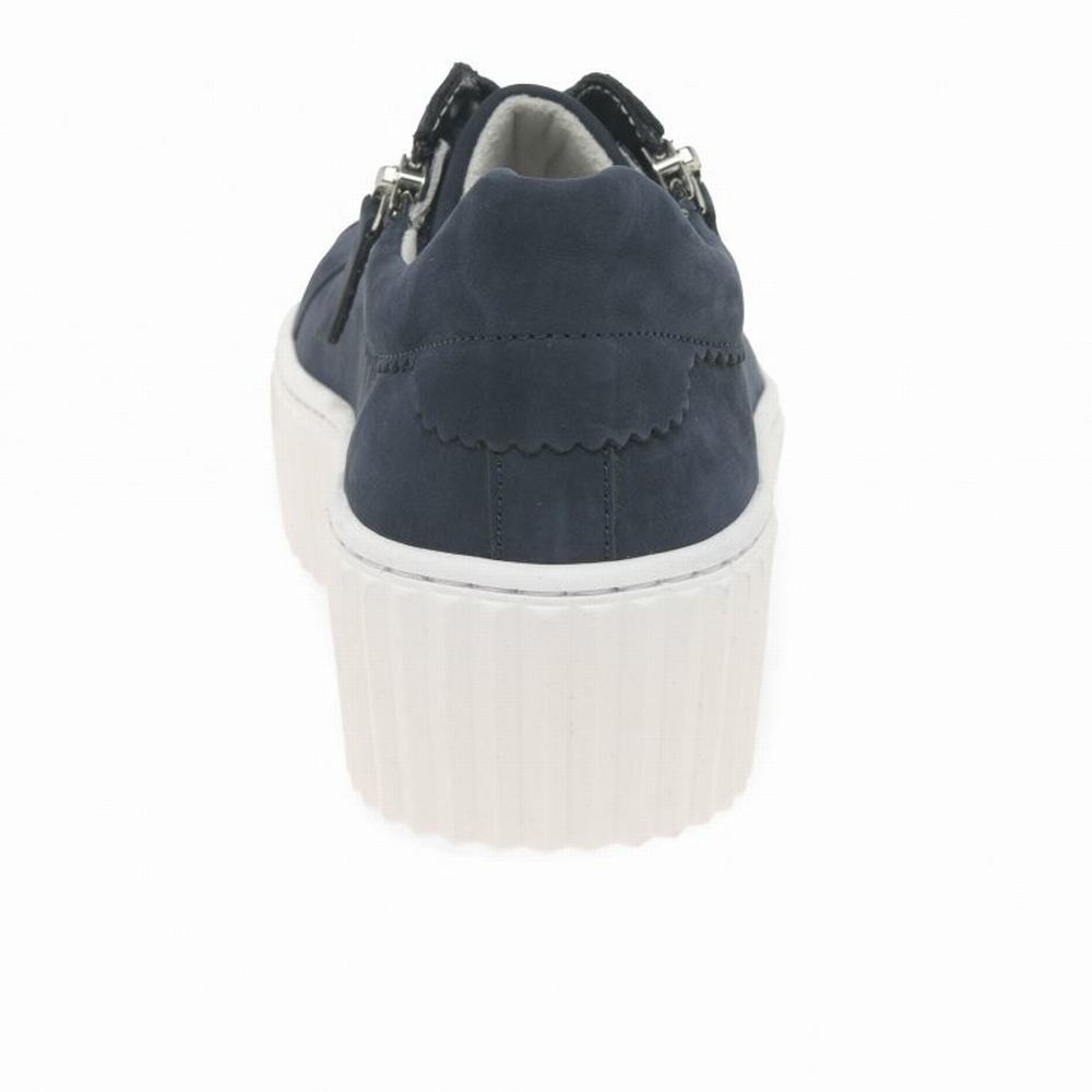 Blue Gabor Dolly Women Trainers | TQVS-71809