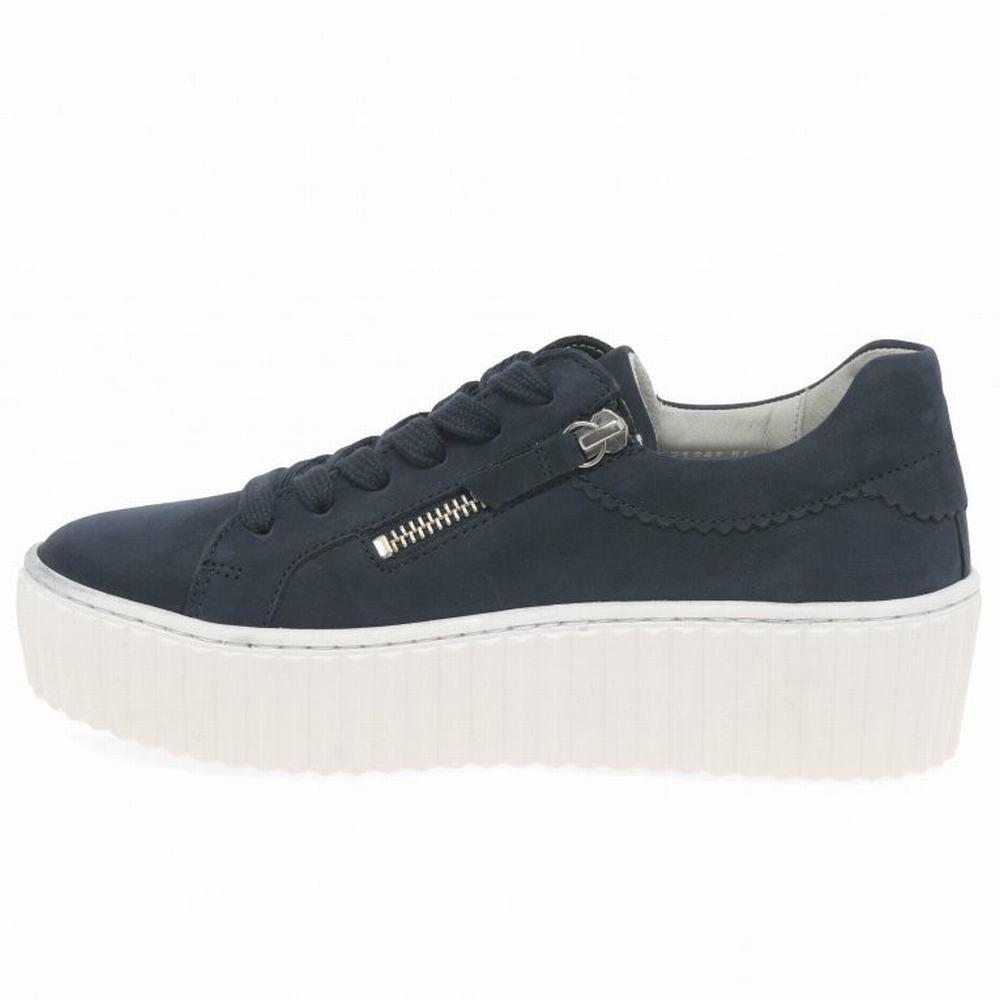 Blue Gabor Dolly Women Trainers | TQVS-71809