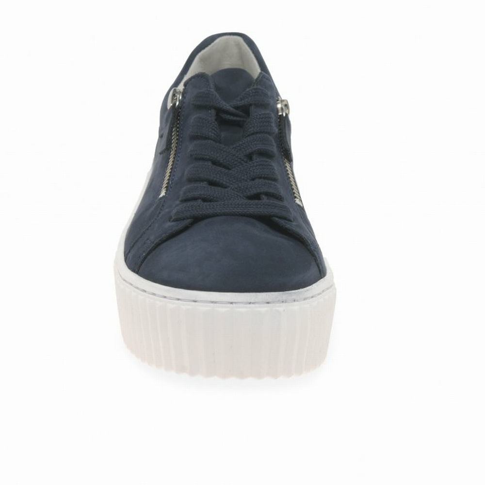 Blue Gabor Dolly Women Trainers | TQVS-71809