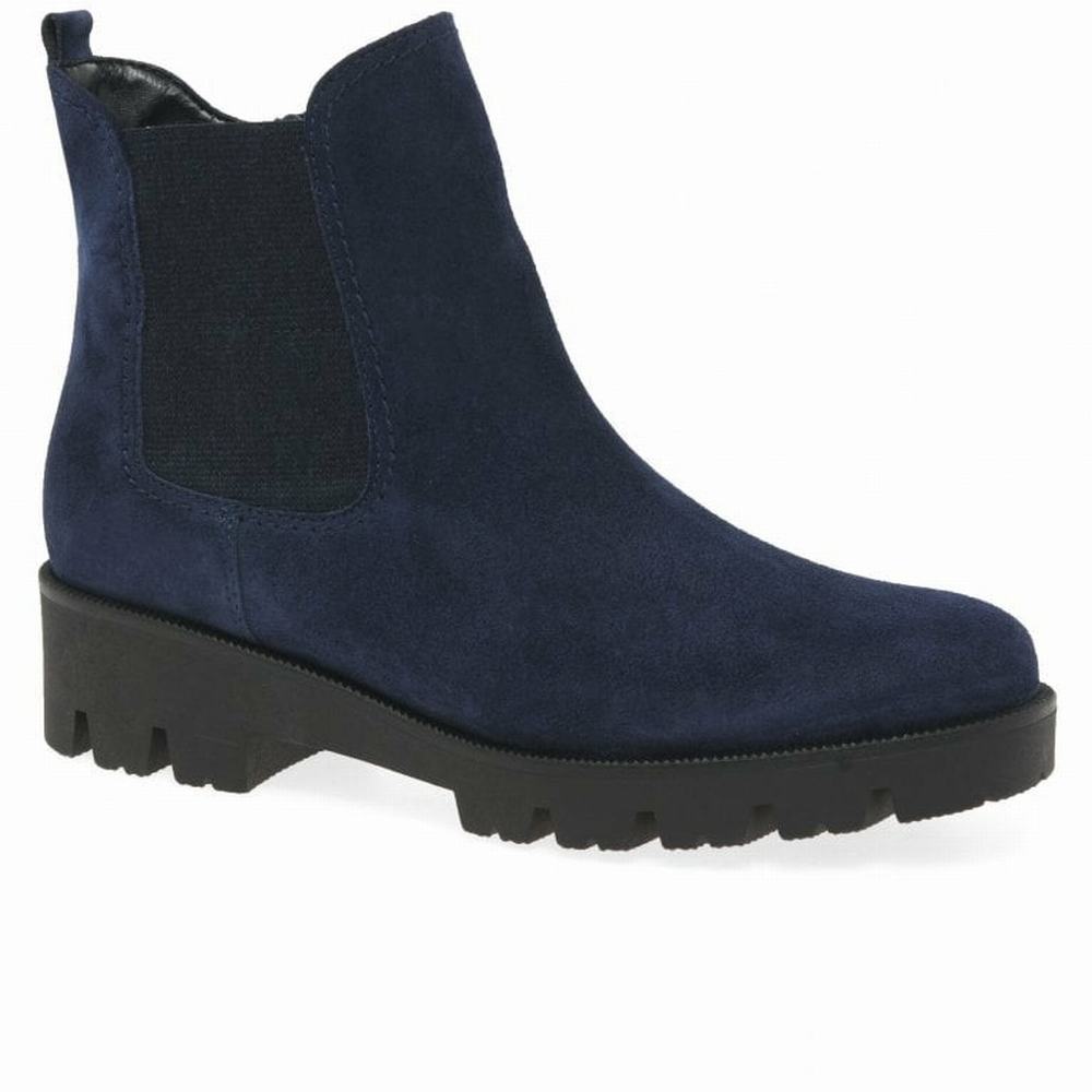 Blue Gabor Newport Women Ankle Boots | LXQP-98352