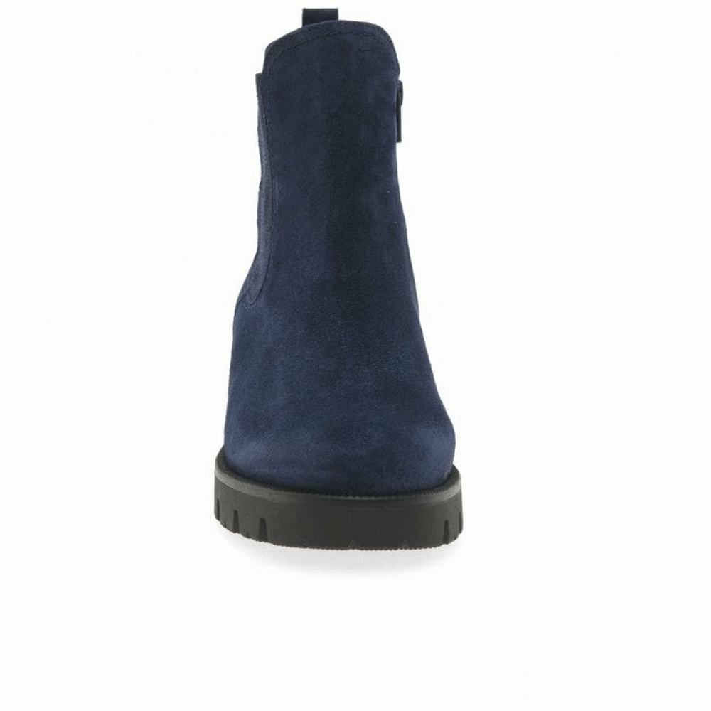 Blue Gabor Newport Women Chelsea Boots | UHEJ-40759