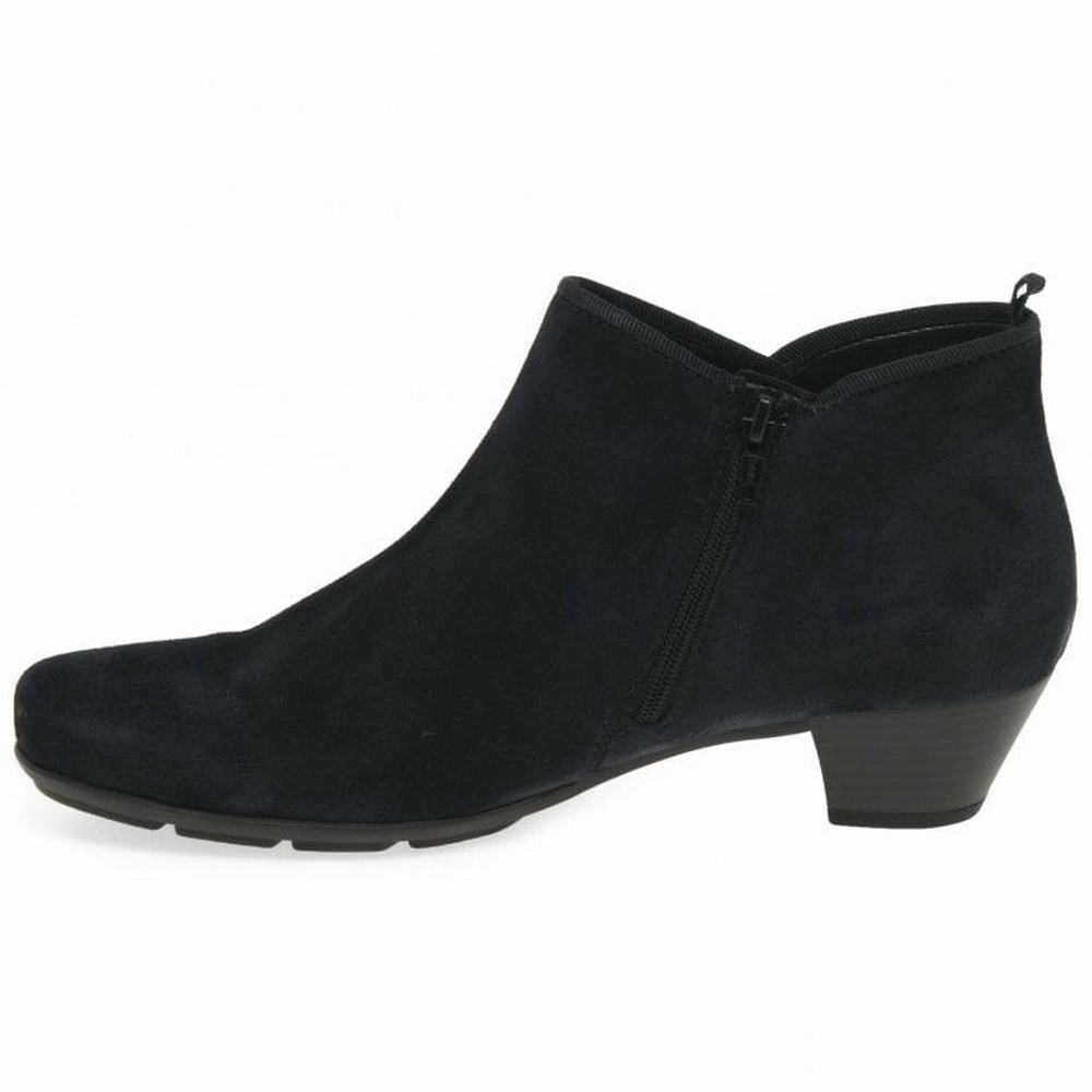 Blue Gabor Trudy Women Ankle Boots | YWIS-95462