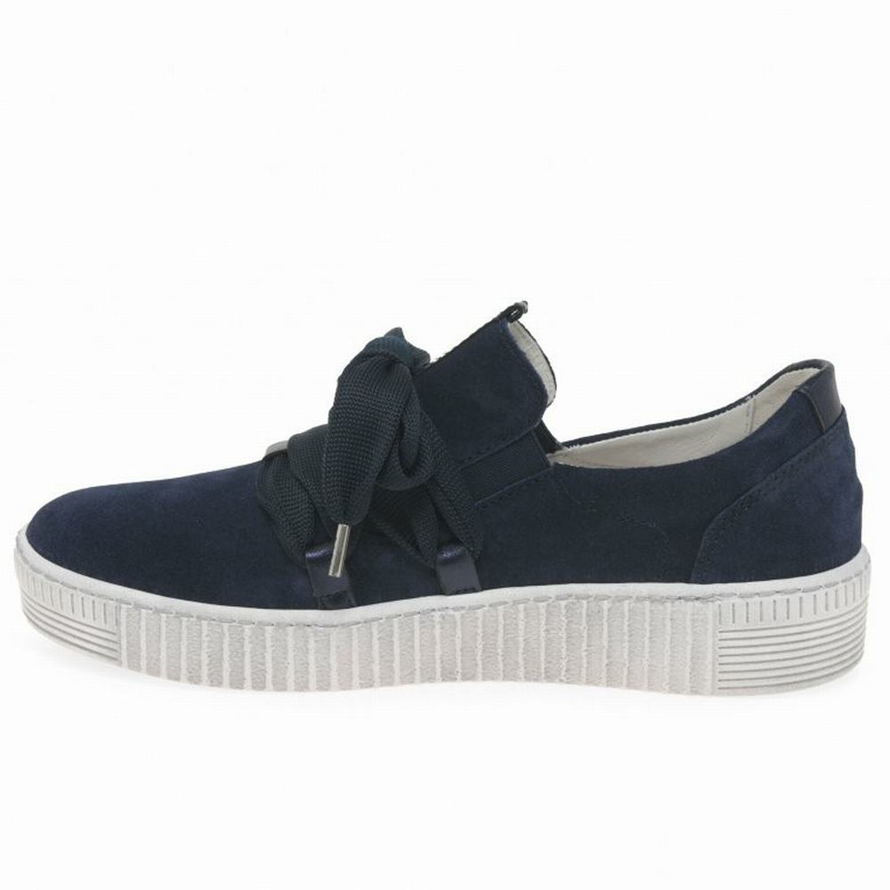 Blue Gabor Waltz Casual Women Trainers | CNMB-38049