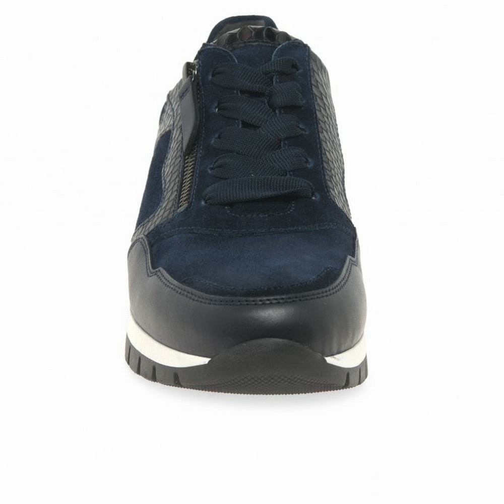 Blue Gabor Willet Women Trainers | FYAX-53910