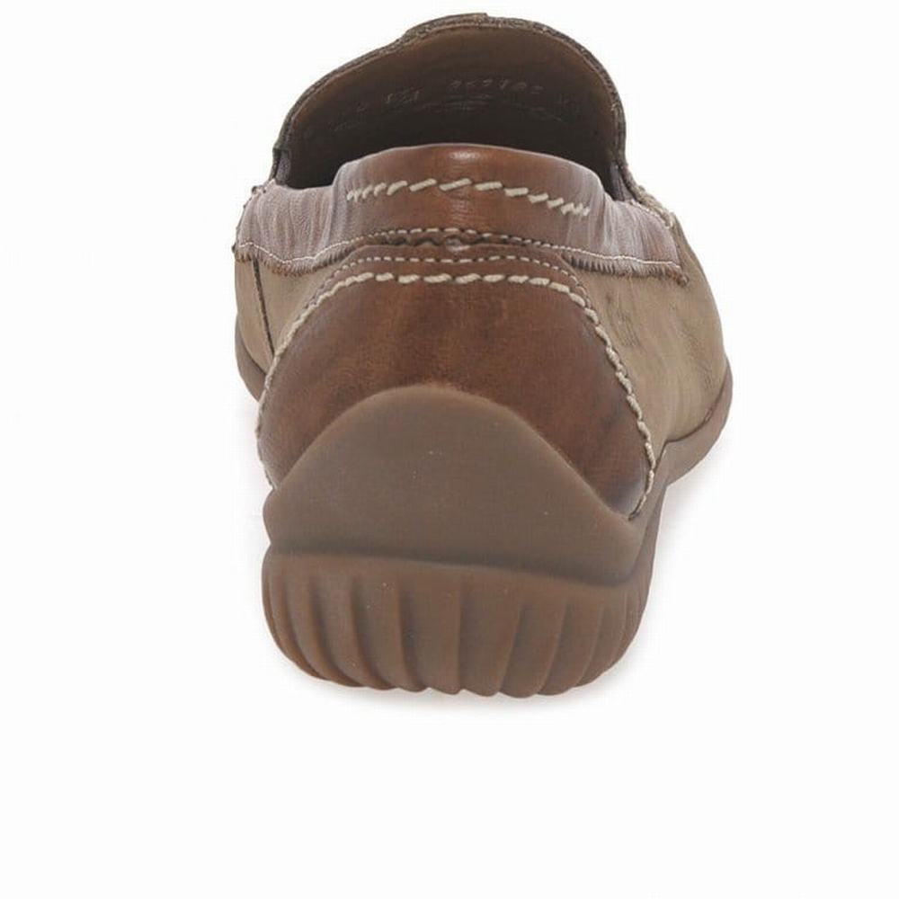 Brown Gabor California Sporty Moccasins Women Flat Shoes | IDNF-53269