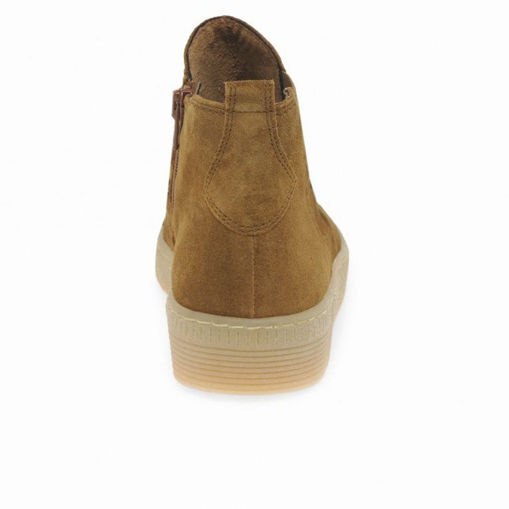 Brown Gabor Lance Women Ankle Boots | QGTB-20467