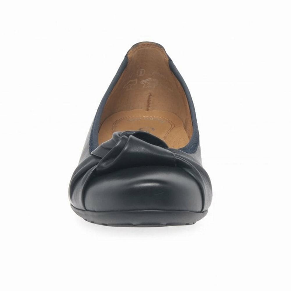 Navy Gabor Ashlene Casual Women Flat Shoes | KFGV-29671