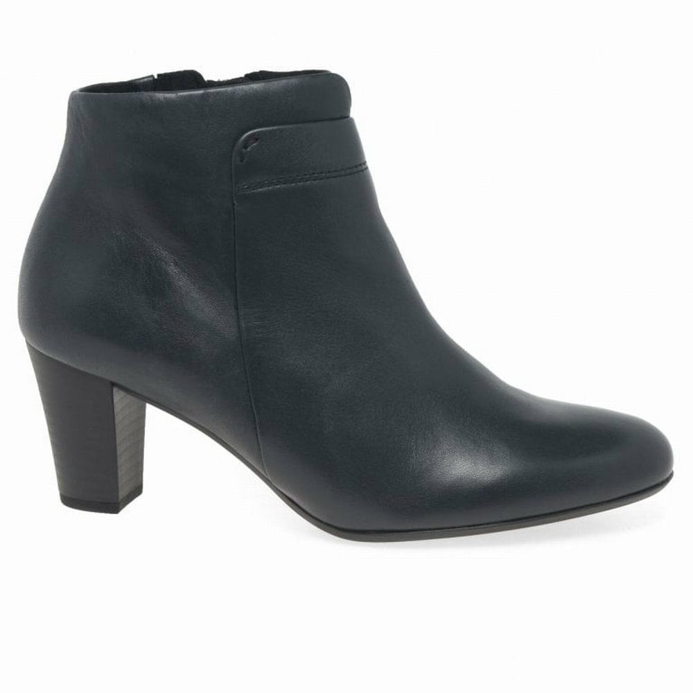 Navy Gabor Matlock Women Ankle Boots | KARB-70381