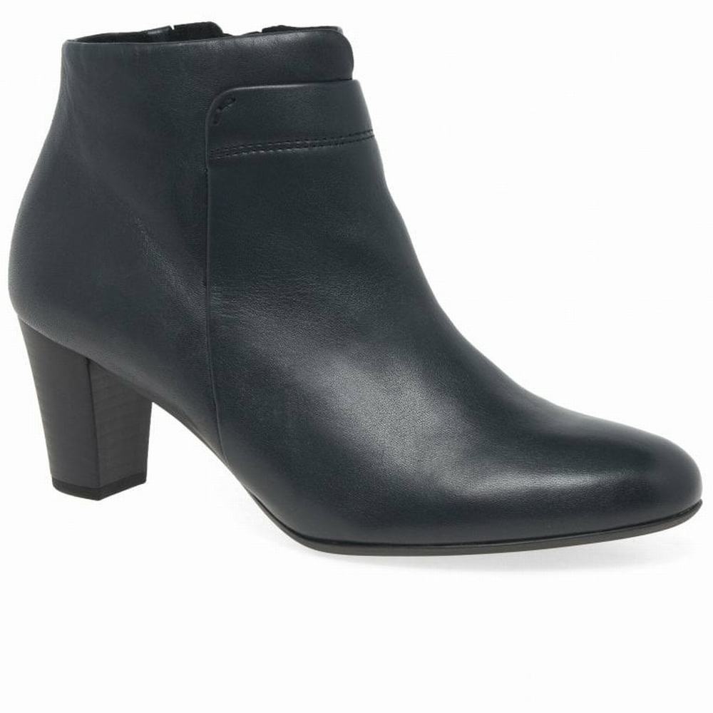 Navy Gabor Matlock Women Ankle Boots | KARB-70381