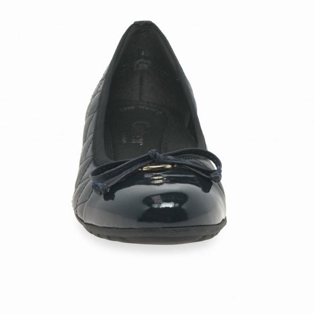 Navy Gabor Snowdrop Women Ballet Pumps | SCTH-30672