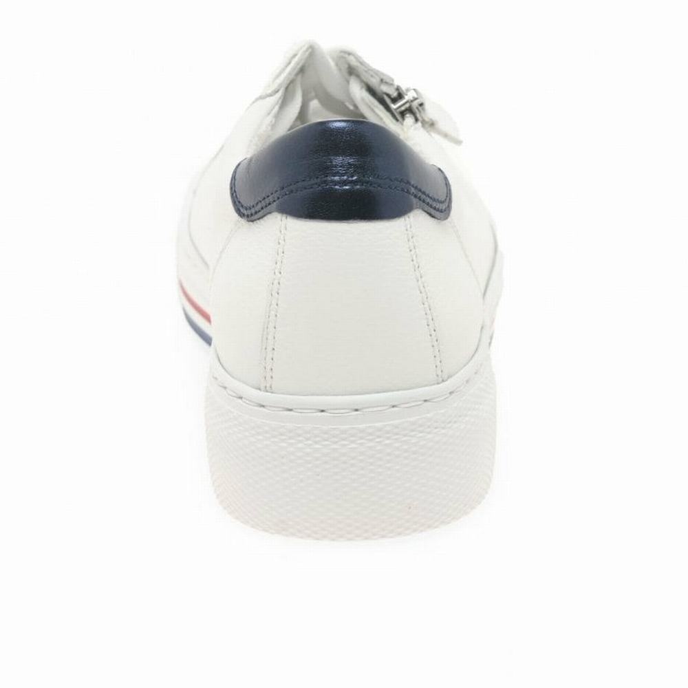 White Gabor Campus Women Trainers | ZMKW-85240