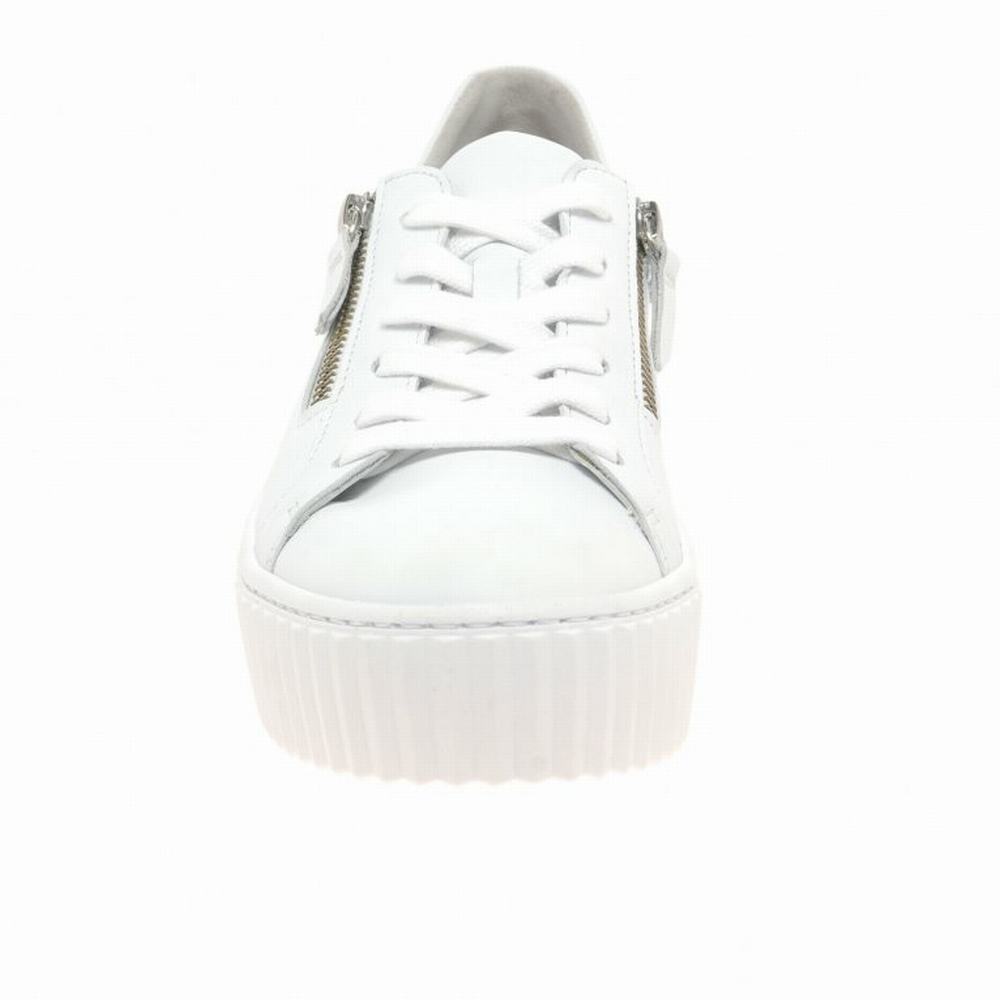 White Gabor Dolly Women Trainers | UOGL-01295