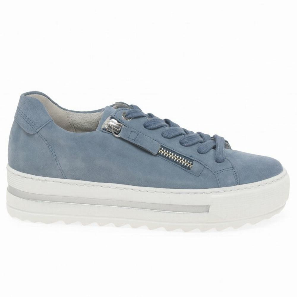 White Gabor Heather Casual Women Trainers | BWFQ-17854