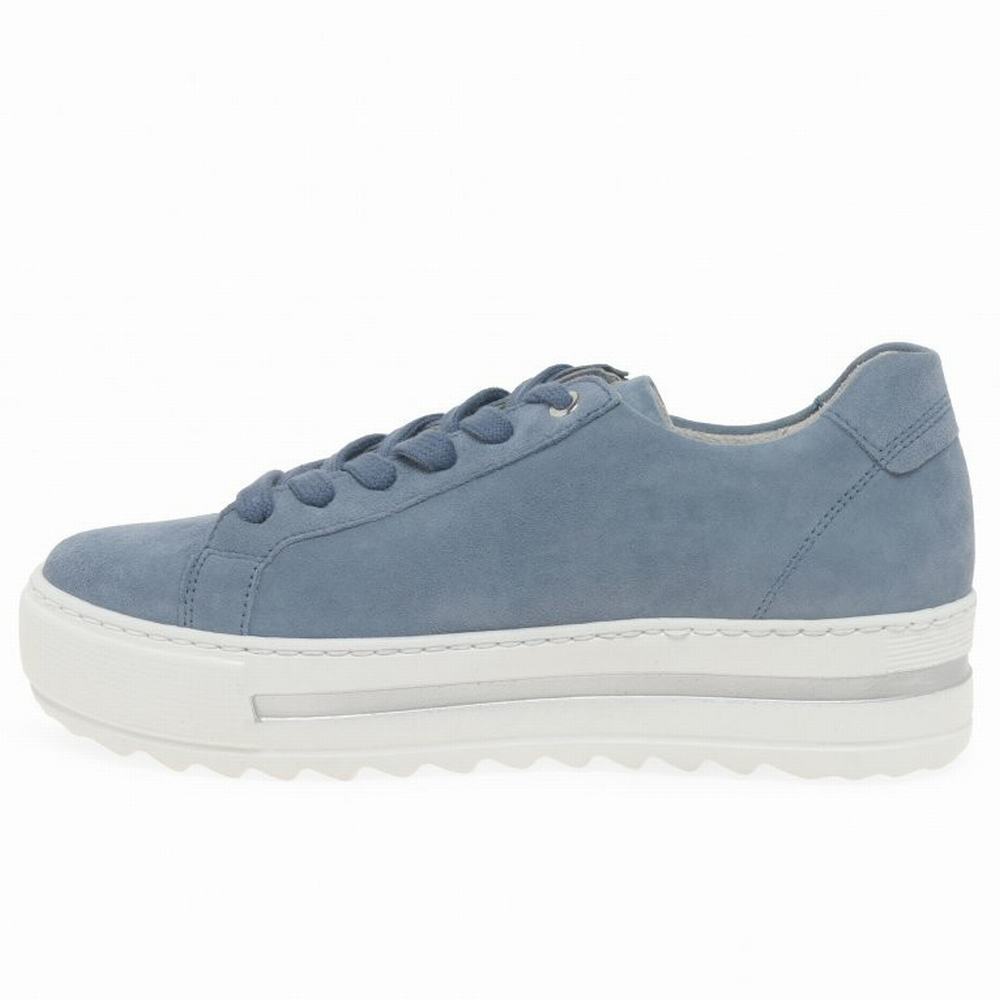 White Gabor Heather Casual Women Trainers | BWFQ-17854