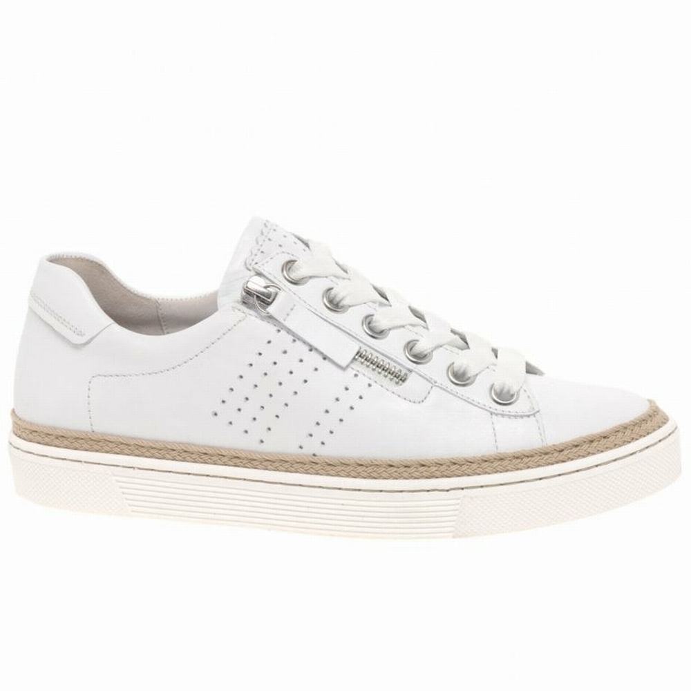 White Gabor Imp Casual Women Trainers | EFYL-92485