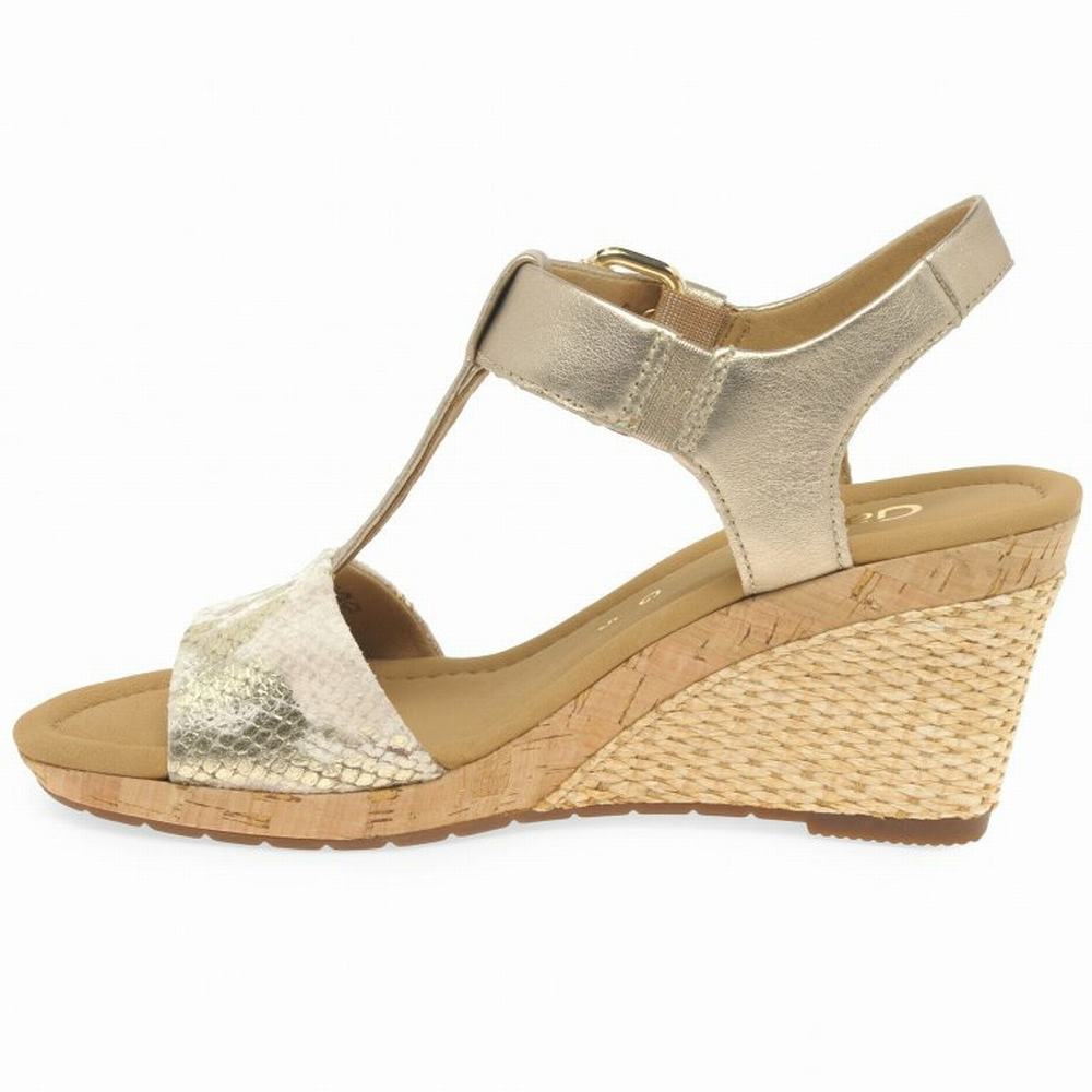 White Gabor Karen Modern Women Heeled Sandals | ULEW-40835