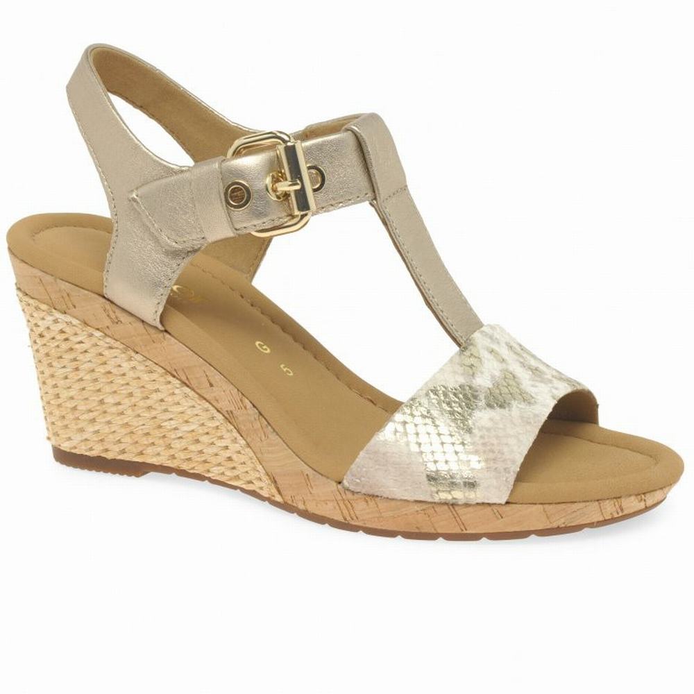 White Gabor Karen Modern Women Heeled Sandals | ULEW-40835