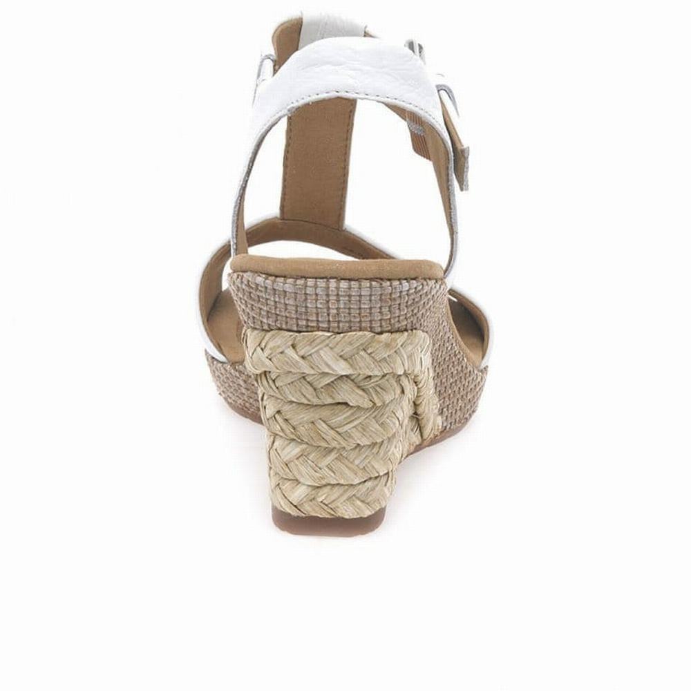 White Gabor Karen Modern Women Heeled Sandals | ZCPJ-76401