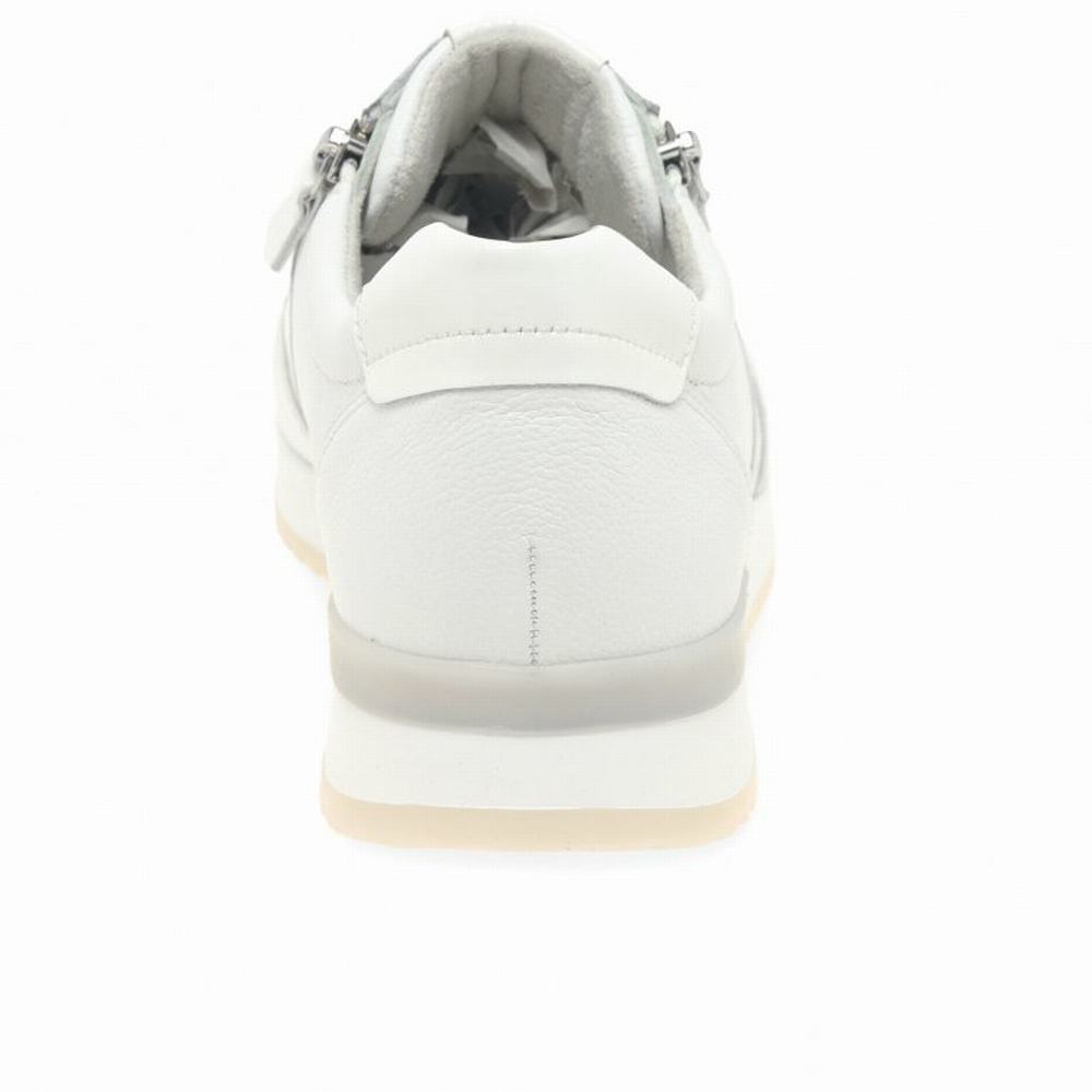 White Gabor Lulea Casual Women Trainers | ZXGV-70451